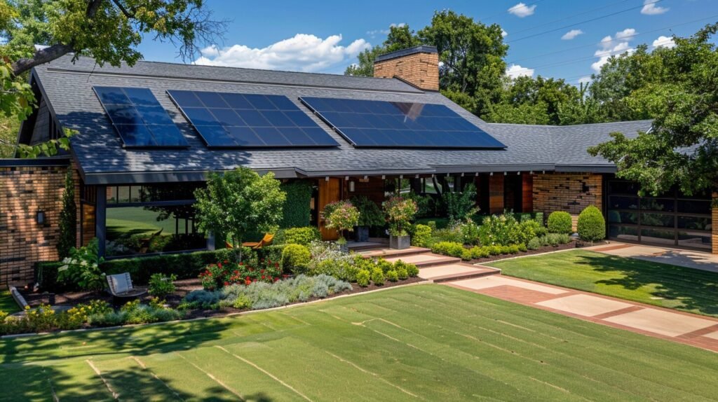 recent solar panel project in Oklahoma city from SolarpanelsOKCcom